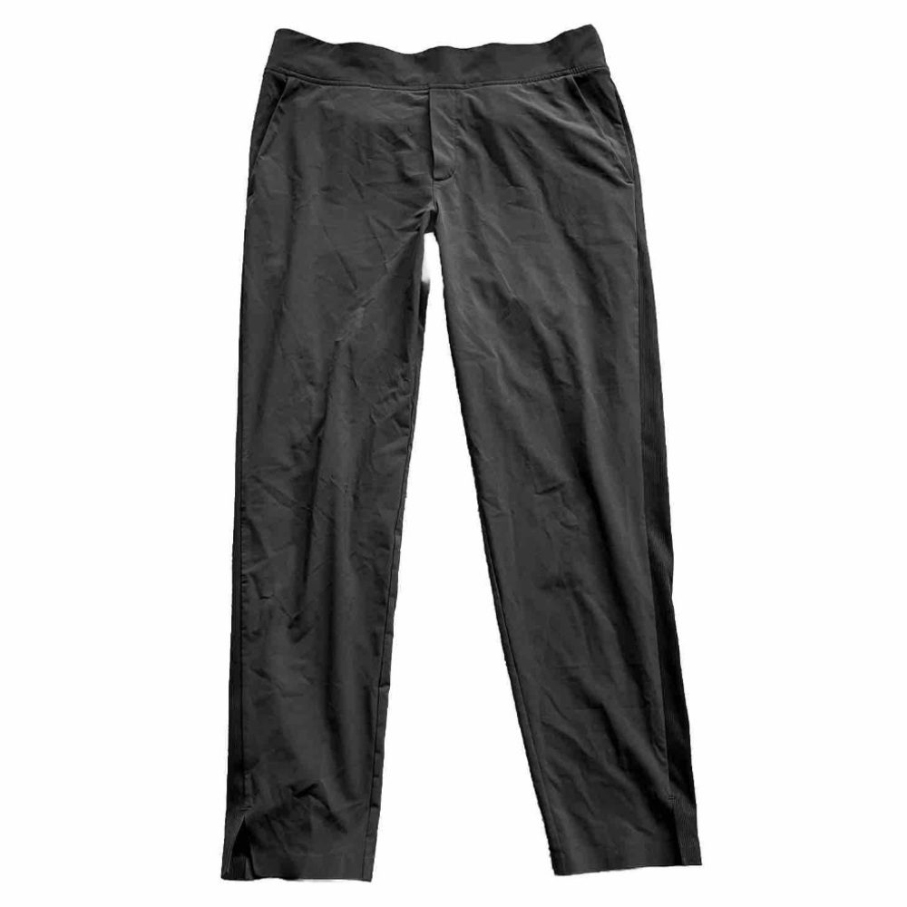 ATHLETA BROOKLYN ANKLE PANTS SIZE 10 ATHLEISURE STYLISH MINIMALIST MODERN